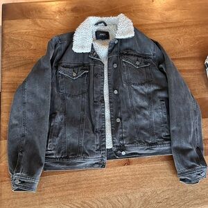 Obey Worldwide Sherpa Lined Denim Jacket